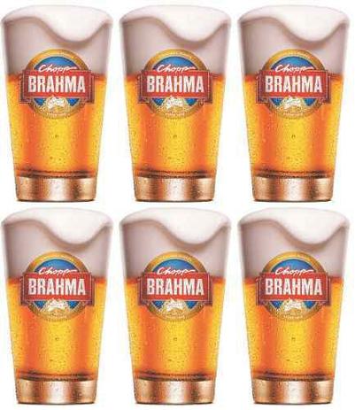 6 Copos Brahma Chopp 350ml - Embalagem Individual Menor preço em 6 Copos Brahma Chopp 350ml - Embalagem Individual