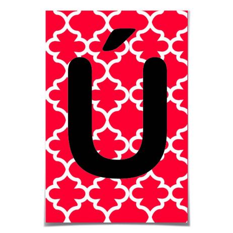 6 Letras Para Faixa decorativa Ú Vermelho Decoração Festas - Cromus Menor preço em 6 Letras Para Faixa decorativa Ú Vermelho Decoração Festas - Cromus