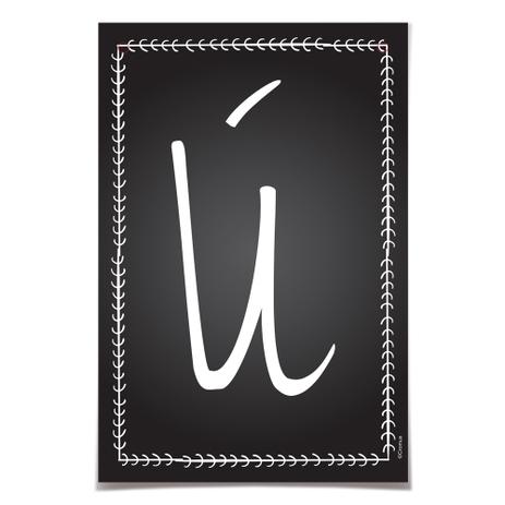 6 Letras Ú P/Faixa Decorativa Lousa Dec. Festas - Cromus Menor preço em 6 Letras Ú P/Faixa Decorativa Lousa Dec. Festas - Cromus