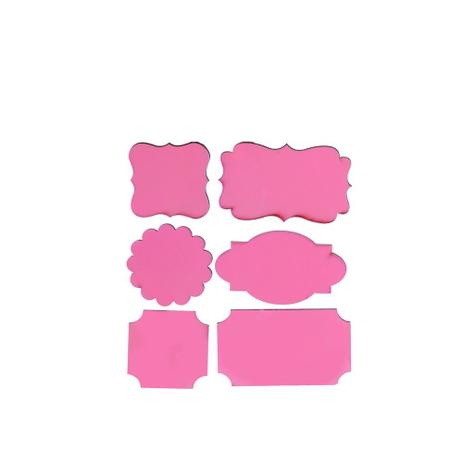 6 Mini Lousas Adesivas Rosa Sortido Decoração Festas - Cromus é ruim? 6 Mini Lousas Adesivas Rosa Sortido Decoração Festas - Cromus é boa?