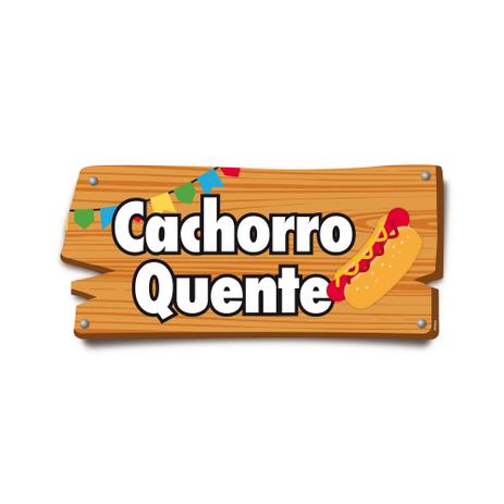 6 Placas De Sinalização Cachorro Quente 37,2X17 Festa Junina - Cromus Menor preço em 6 Placas De Sinalização Cachorro Quente 37,2X17 Festa Junina - Cromus