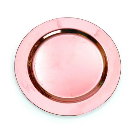 6 Pratos Bronze Liso 26cm Decoração Festas - Cromus Menor preço em 6 Pratos Bronze Liso 26cm Decoração Festas - Cromus