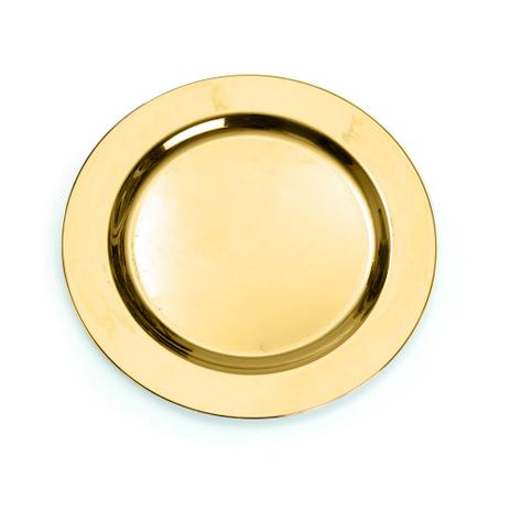 6 Pratos Ouro Liso 19cm Decoração Festas - Cromus Menor preço em 6 Pratos Ouro Liso 19cm Decoração Festas - Cromus