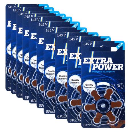 60 Pilhas Baterias 312 Pr41 Aparelho Auditivo Extra Power Menor preço em 60 Pilhas Baterias 312 Pr41 Aparelho Auditivo Extra Power