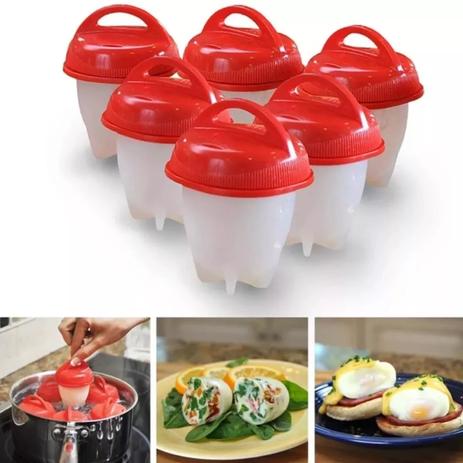 6x Forma De Silicone P/ Cozinhar Ovo Omolete - Promoção - Biashop Menor preço em 6x Forma De Silicone P/ Cozinhar Ovo Omolete - Promoção - Biashop