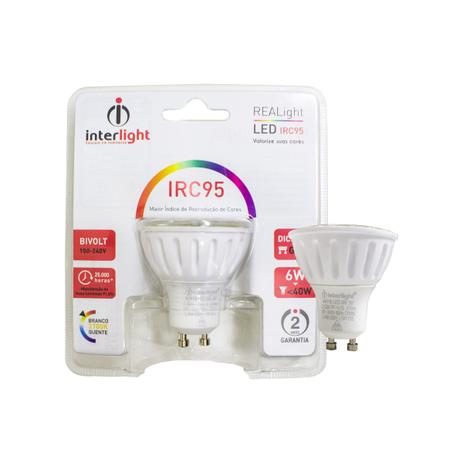6x Lampada Led Dicroica Gu10 6w 2700k 381lm Biv Irc95 St807 - Starlumen Menor preço em 6x Lampada Led Dicroica Gu10 6w 2700k 381lm Biv Irc95 St807 - Starlumen