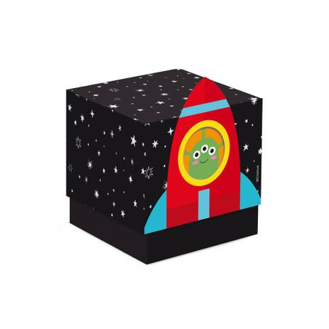 8 Caixas Cubo C/Luva Astronauta 7,5X7,5X7Cm Dec. Festas - Cromus é boa?