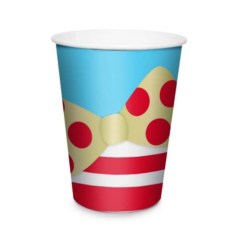 Menor preço em 8 Copo Papel Circus 240ml  Decoração Festas - Cromus