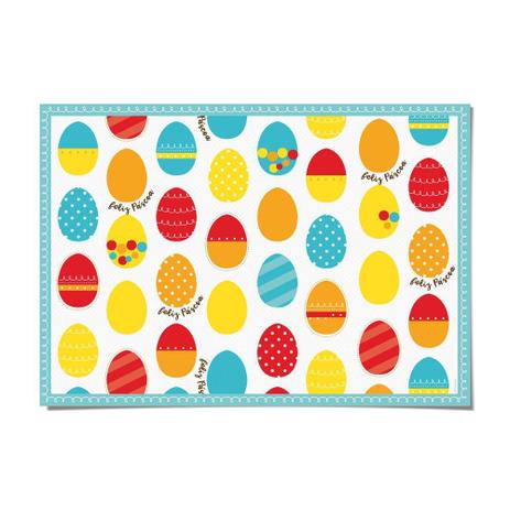 8 Jogo Americano Ovinhos Coloridos Mesa Pascoa 42X32Cm Branco - Cromus pascoa Menor preço em 8 Jogo Americano Ovinhos Coloridos Mesa Pascoa 42X32Cm Branco - Cromus pascoa