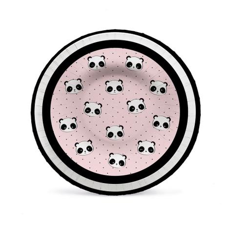 8 Pratos Petisqueira Laminado Panda 18Cm Dec. Festas - Cromus Menor preço em 8 Pratos Petisqueira Laminado Panda 18Cm Dec. Festas - Cromus