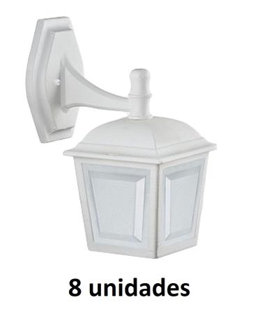 8 Un Arandela Externa Parede Colonial Retro termoplástico Branco Ac986 - Acende A Luz Menor preço em 8 Un Arandela Externa Parede Colonial Retro termoplástico Branco Ac986 - Acende A Luz