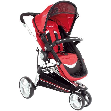 889VM Carrinho de Bebê Kiddo Compass II Vermelho Lenox Kiddo Menor preço em 889VM Carrinho de Bebê Kiddo Compass II Vermelho Lenox Kiddo