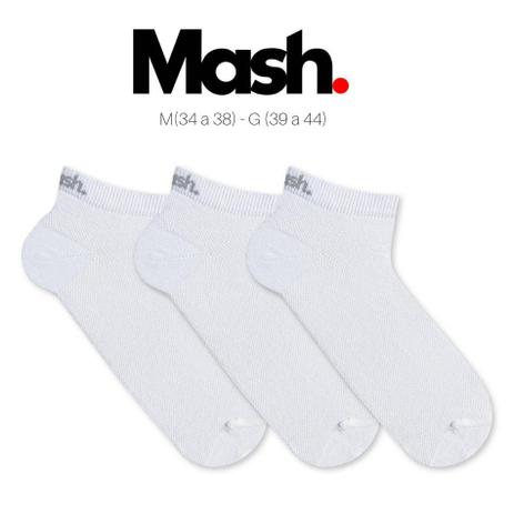 9 Pares Meias Mash Soquete Cano Curto Esportiva Algodão Menor preço em 9 Pares Meias Mash Soquete Cano Curto Esportiva Algodão
