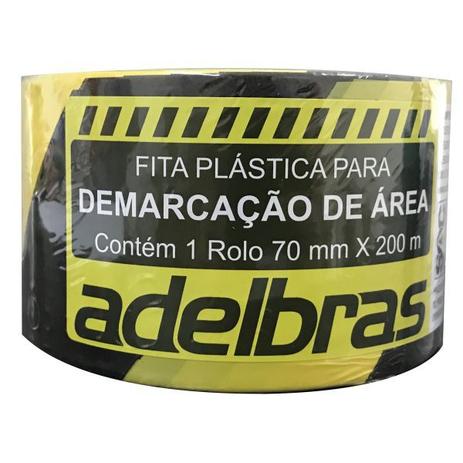 Menor preço em 975 Fita Demarcação De Área Sem Adesivo Adelbras 70mmx200m