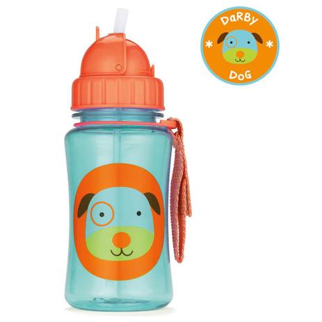 A-15-002 Garrafinha Straw Bottle Cachorro Zoo Skip Hop 12m+ Menor preço em A-15-002 Garrafinha Straw Bottle Cachorro Zoo Skip Hop 12m+