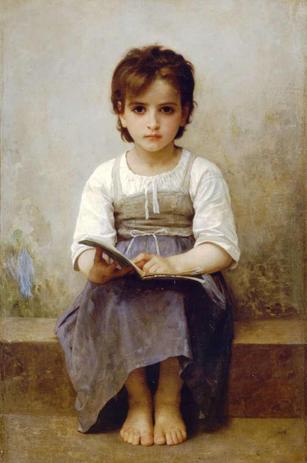 A Lição Difícil (1884) - William Bouguereau - Tela 50x75 Para Quadro - Santhatela é ruim? A Lição Difícil (1884) - William Bouguereau - Tela 50x75 Para Quadro - Santhatela é boa?