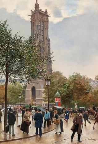 A Torre Saint Jacques - Jean Béraud - Tela 60x88 Para Quadro - Santhatela é ruim? A Torre Saint Jacques - Jean Béraud - Tela 60x88 Para Quadro - Santhatela é boa?
