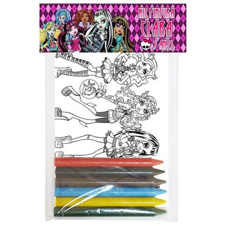 A1-Kit Pintura Monster High com 10 unds - Mz decoraçoes e festas Menor preço em A1-Kit Pintura Monster High com 10 unds - Mz decoraçoes e festas