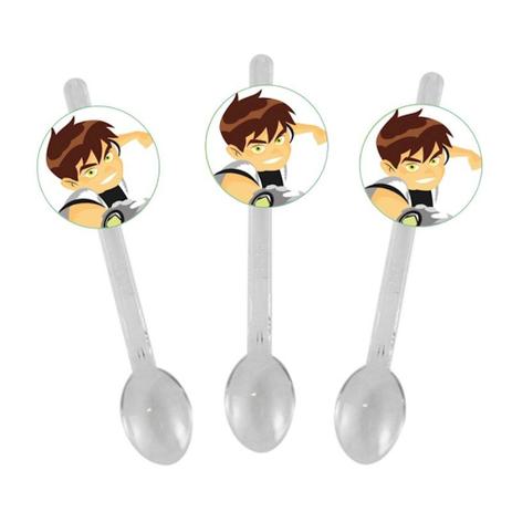 A1-Mini Colher para Brigadeiro Ben 10 10 unds - Mz decoraçoes e festas Menor preço em A1-Mini Colher para Brigadeiro Ben 10 10 unds - Mz decoraçoes e festas