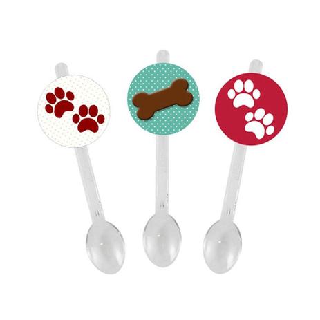 A1-Mini Colher para Brigadeiro Dogs 10 unds - Vem festejar Menor preço em A1-Mini Colher para Brigadeiro Dogs 10 unds - Vem festejar