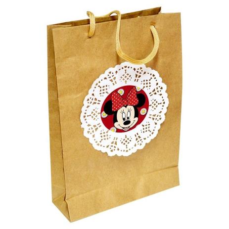 A1-Sacola Kraft Minnie Vermelha com 10 unds - Vem festejar Menor preço em A1-Sacola Kraft Minnie Vermelha com 10 unds - Vem festejar
