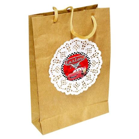 A1-Sacola Kraft Personalizada Carros com 10 unds - Mz decoraçoes e festas Menor preço em A1-Sacola Kraft Personalizada Carros com 10 unds - Mz decoraçoes e festas