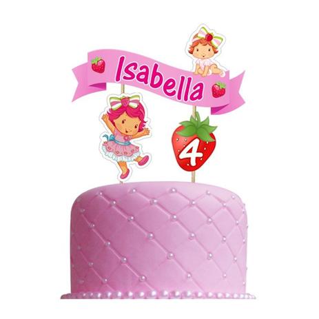 A1-Topper para Bolo Moranguinho Baby - Vem festejar é ruim? A1-Topper para Bolo Moranguinho Baby - Vem festejar é boa?