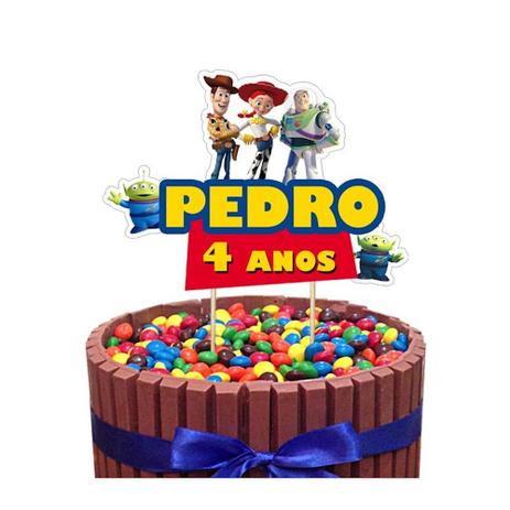 A1-Topper para Bolo Toy Story - Vem festejar Menor preço em A1-Topper para Bolo Toy Story - Vem festejar