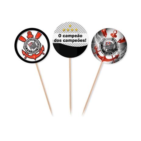 A1-Topper para Cupcake e Doces Corinthians - 10 unidades - Mz decoraçoes e festas Menor preço em A1-Topper para Cupcake e Doces Corinthians - 10 unidades - Mz decoraçoes e festas