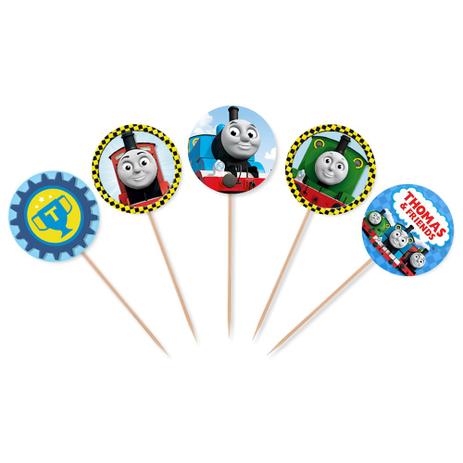 A1-Topper para Cupcake e Doces Thomas e seus Amigos - 10 unidades - Mz decoraçoes e festas Menor preço em A1-Topper para Cupcake e Doces Thomas e seus Amigos - 10 unidades - Mz decoraçoes e festas