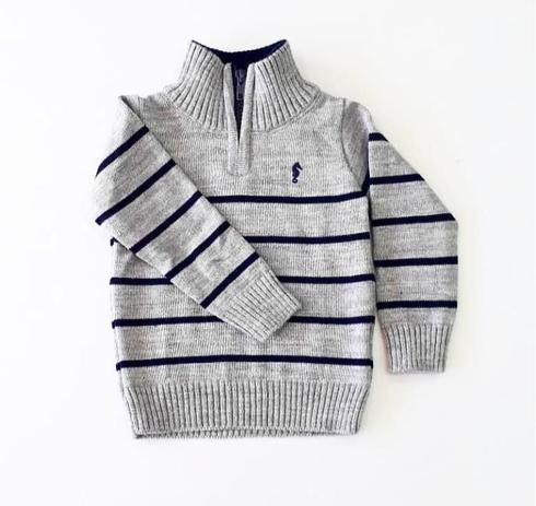 blusa de la de trico infantil