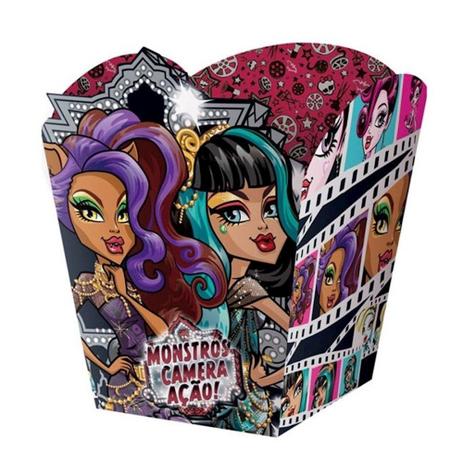 A2-Cachepot Monster High Câmera e Ação c/ 08 unds - Regina festas Menor preço em A2-Cachepot Monster High Câmera e Ação c/ 08 unds - Regina festas