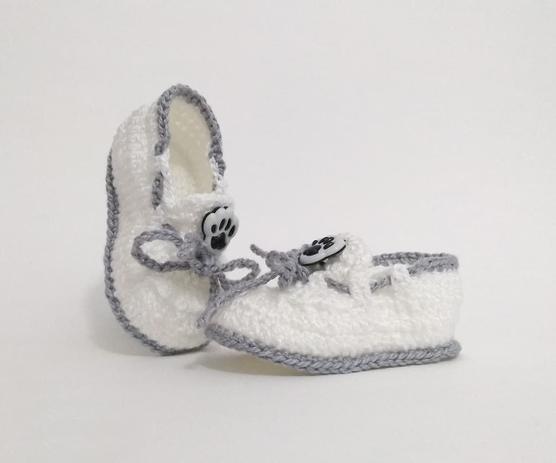 sapato bebe branco