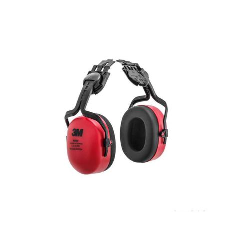 Abafador acoplável ao capacete vermelho Muffler 3M Menor preço em Abafador acoplável ao capacete vermelho Muffler 3M