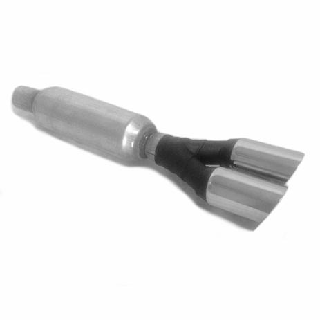 Abafador Jk Com Ponteira Dupla Cromada Universal P Adaptar - Diskscap Menor preço em Abafador Jk Com Ponteira Dupla Cromada Universal P Adaptar - Diskscap