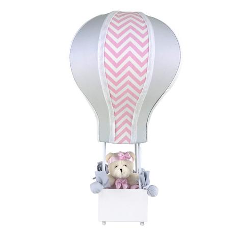 Abajur Balãozinho Cintura Ursa Chevron Rosa Quarto Bebê Infantil Menina - Potinho de mel Menor preço em Abajur Balãozinho Cintura Ursa Chevron Rosa Quarto Bebê Infantil Menina - Potinho de mel