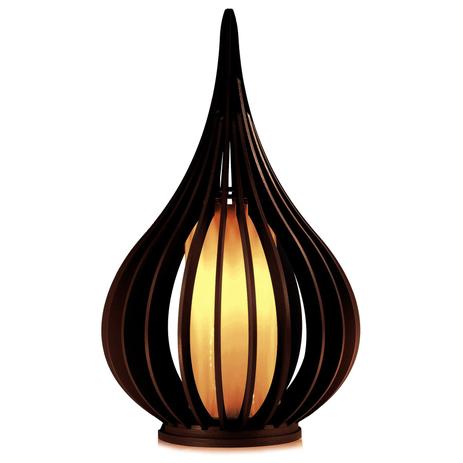 Abajur De Madeira Gota Magma Marrom Café 35x21cm C/ Soq. E27 - E-LED BRASIL Menor preço em Abajur De Madeira Gota Magma Marrom Café 35x21cm C/ Soq. E27 - E-LED BRASIL
