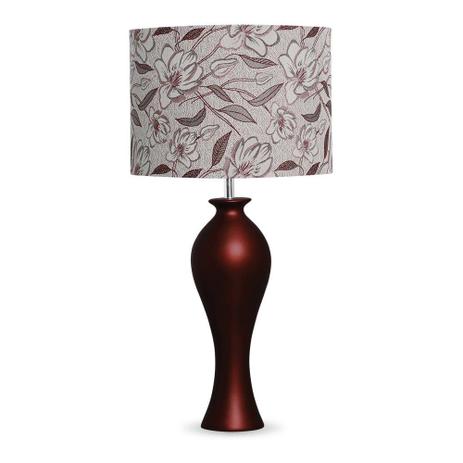 Abajur de Mesa Luminária em Cerâmica - Sensation - Jd decorações Menor preço em Abajur de Mesa Luminária em Cerâmica - Sensation - Jd decorações