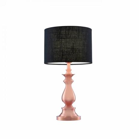Abajur em Metal e Vidro Cobre - Mart Menor preço em Abajur em Metal e Vidro Cobre - Mart