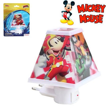 Abajur / luminária de tomada de led quadrada mickey bivolt - Etihome Menor preço em Abajur / luminária de tomada de led quadrada mickey bivolt - Etihome