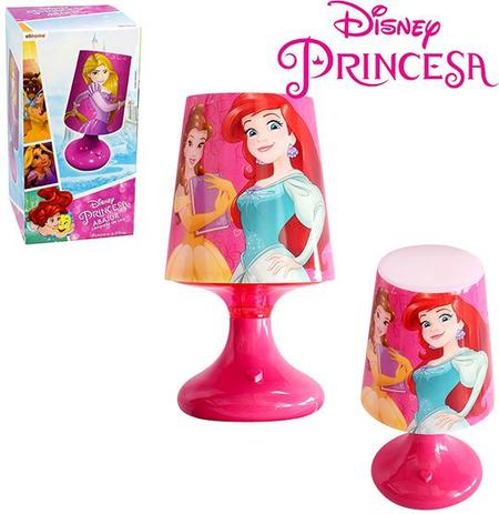 Abajur / luminária infantil de led a pilha princesas - Etihome Menor preço em Abajur / luminária infantil de led a pilha princesas - Etihome