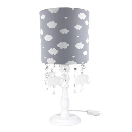 Abajur Madeira Cristais Nuvens Elefante Quarto Bebê Infantil Menino Menina - Potinho de mel Menor preço em Abajur Madeira Cristais Nuvens Elefante Quarto Bebê Infantil Menino Menina - Potinho de mel