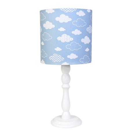 Abajur Madeira Nuvem Azul Quarto Bebê Infantil Menino - Potinho De Mel Menor preço em Abajur Madeira Nuvem Azul Quarto Bebê Infantil Menino - Potinho De Mel