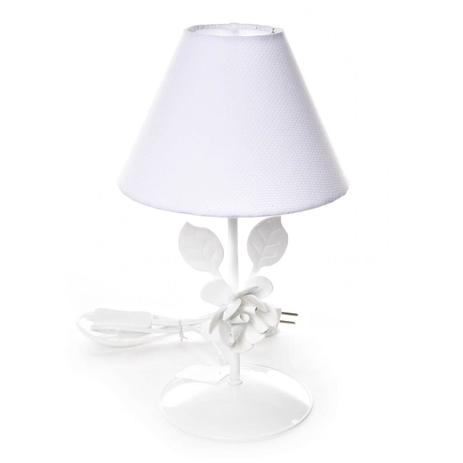 Abajur Metal Flor G Branca Quarto Bebê Infantil Menina - Potinho de mel Menor preço em Abajur Metal Flor G Branca Quarto Bebê Infantil Menina - Potinho de mel