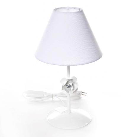 Abajur Metal Flor P Branca Quarto Bebê Infantil Menina - Potinho de mel Menor preço em Abajur Metal Flor P Branca Quarto Bebê Infantil Menina - Potinho de mel