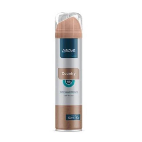 Above Men Contry Desodorante Aerosol 48h 150ml Menor preço em Above Men Contry Desodorante Aerosol 48h 150ml