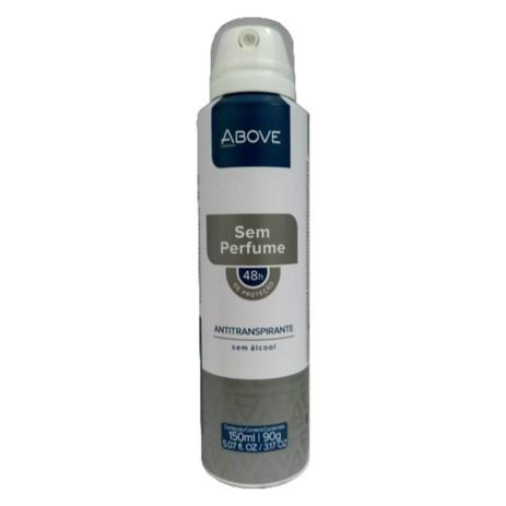 Above S/ Perfume Desodorante Aerosol 48h Antitranspirante 150ml Menor preço em Above S/ Perfume Desodorante Aerosol 48h Antitranspirante 150ml