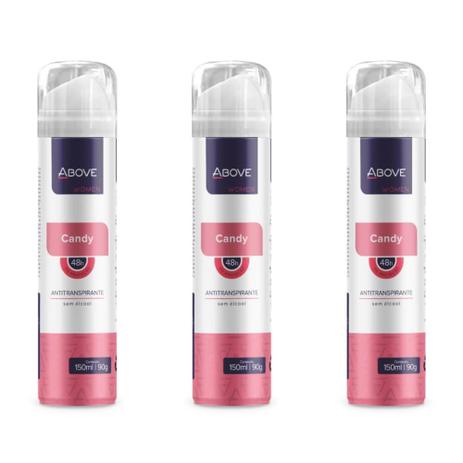 Above Woman Candy Desodorante Aerosol 48h 150ml (Kit C/03) é boa?