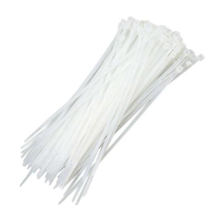 Abraçadeira 4.8 x 200 mm Nylon embalagem com 100 peças BRANCO - Multitoc Menor preço em Abraçadeira 4.8 x 200 mm Nylon embalagem com 100 peças BRANCO - Multitoc