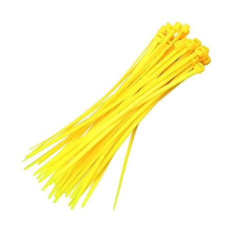 Abraçadeira de Nylon Amarela 2,5x140mm G20 Menor preço em Abraçadeira de Nylon Amarela 2,5x140mm G20